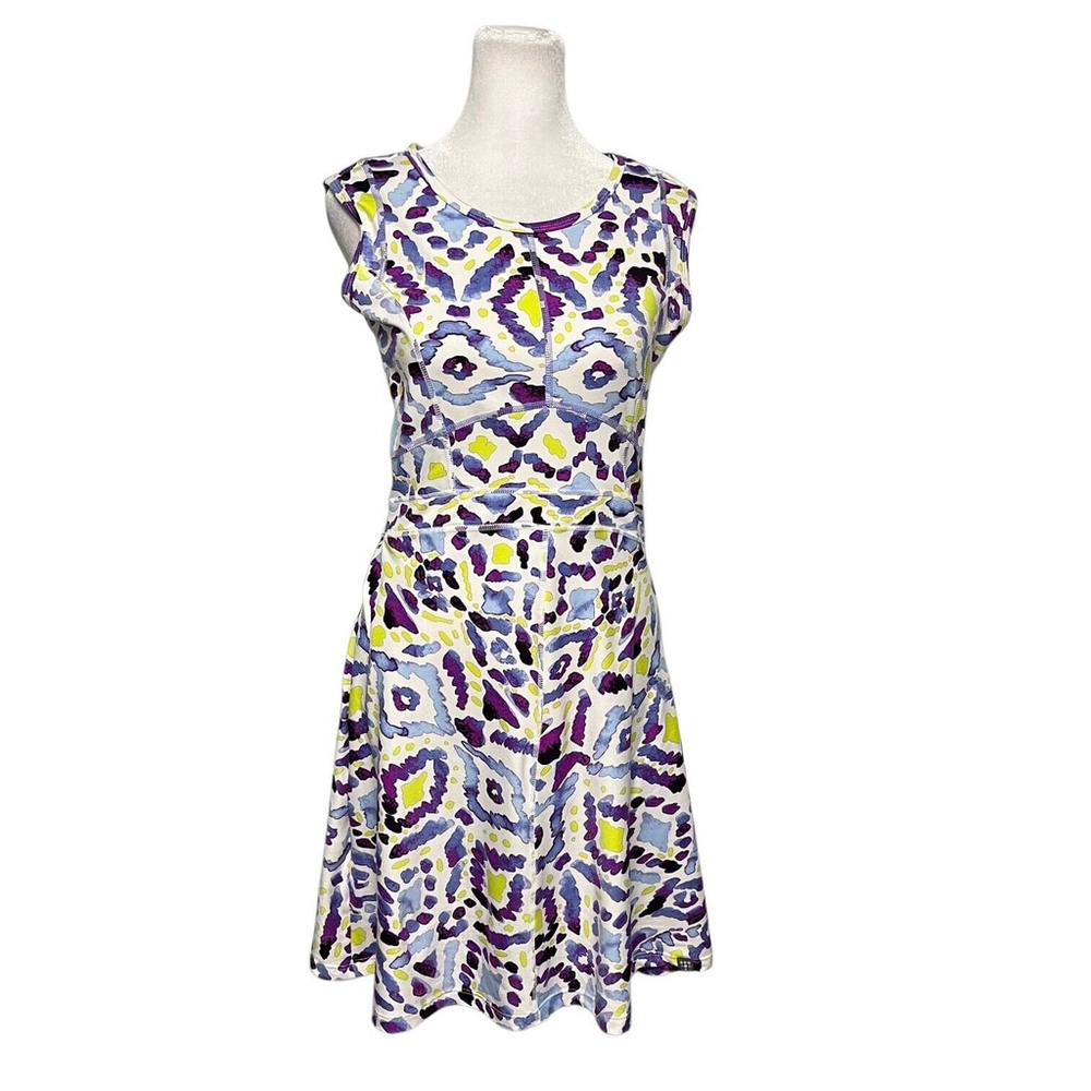 Title Nine Purple Blue Print Dream Athletic Dress Size XS